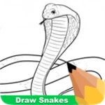 Logo of How To Draw Snakes android Application 